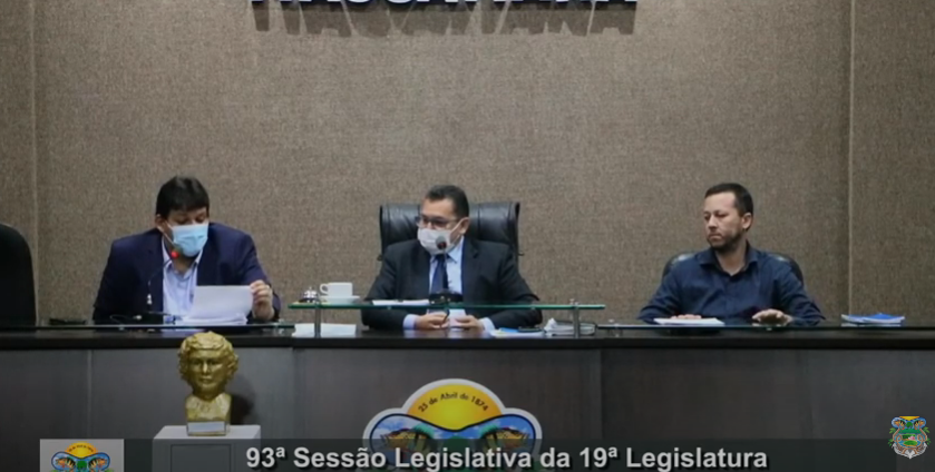 Resumo da 93ª Sessão Legislativa da 19ª Legislatura da Câmara Municipal de Itacoatiara / Biênio 2021/2022